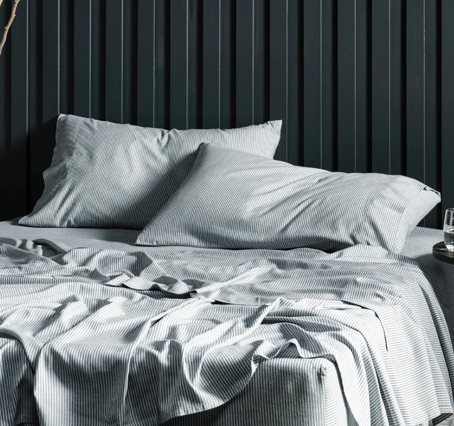ReJeaneration Adrie Sheet Set Range Charcoal - Image 4