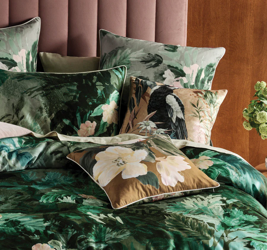 Retreat Quilt Cover Set Range Green - Image 4