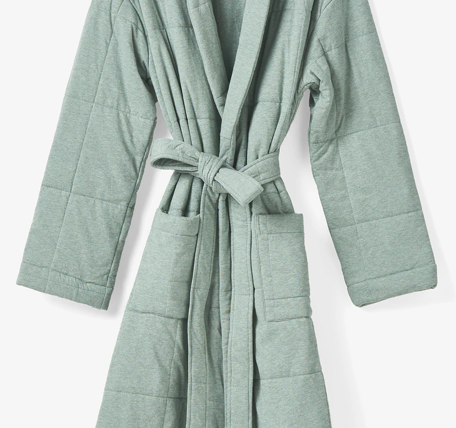 Ryland Jersey Bathrobe Eucalyptus - Image 2