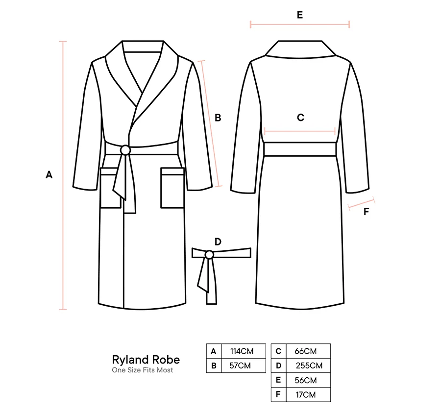 Ryland Jersey Bathrobe Pebble - Image 3