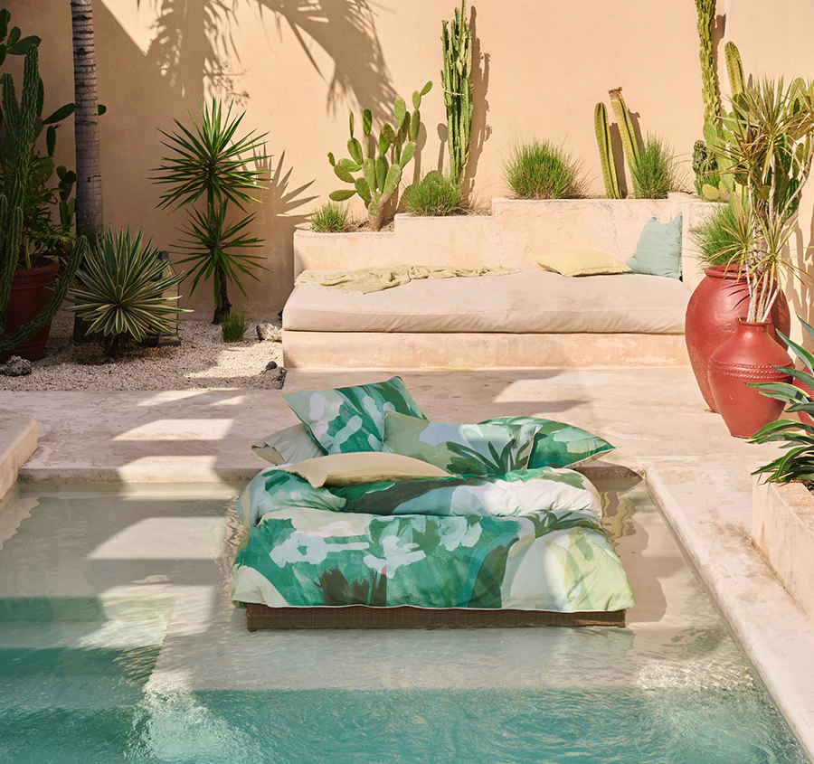 San Andreas Quilt Cover Set Range Pesto - Image 6