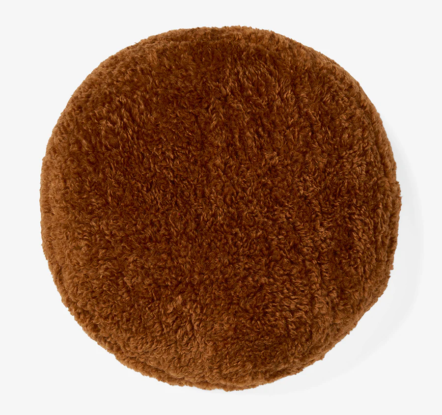 Shetland 43cm Round Filled Cushion Cinnamon