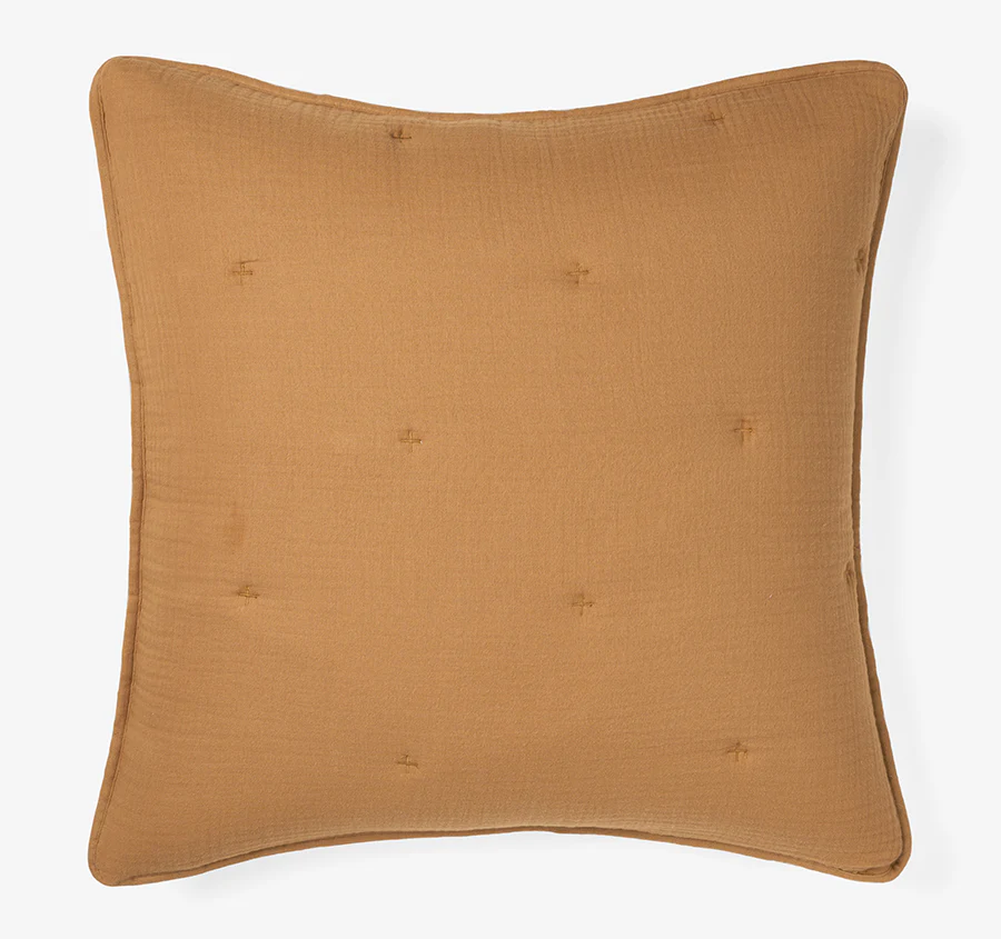 Somerset European Pillowcase Cinnamon