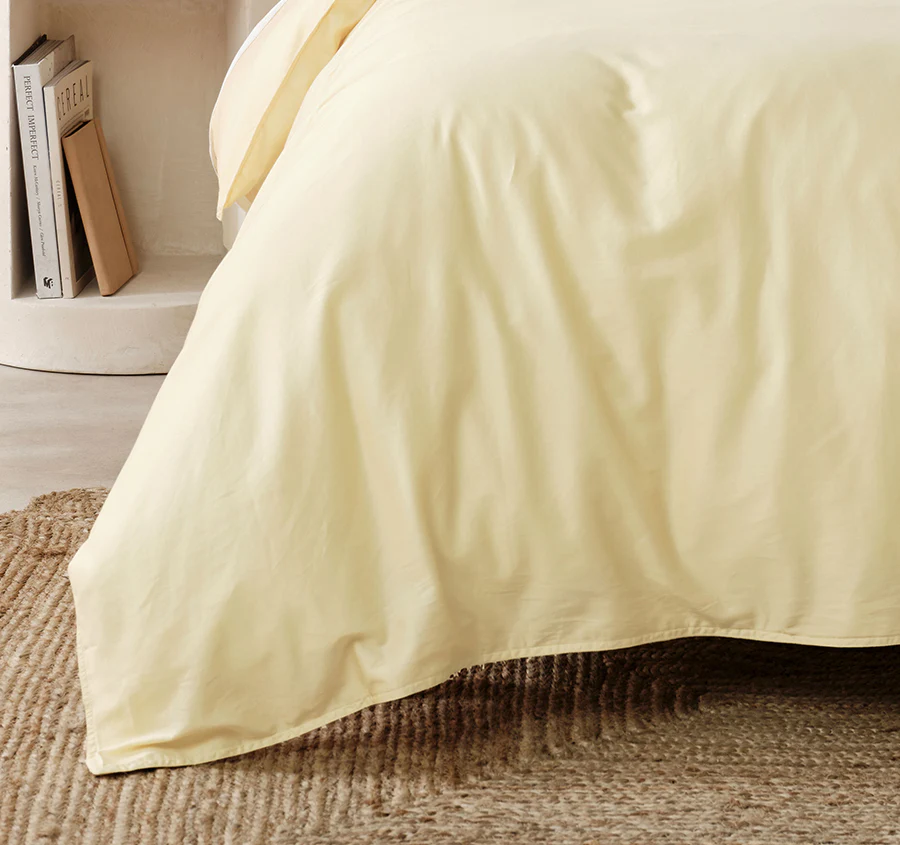 Surf Wash Quilt Cover Set Range Butter - Image 3