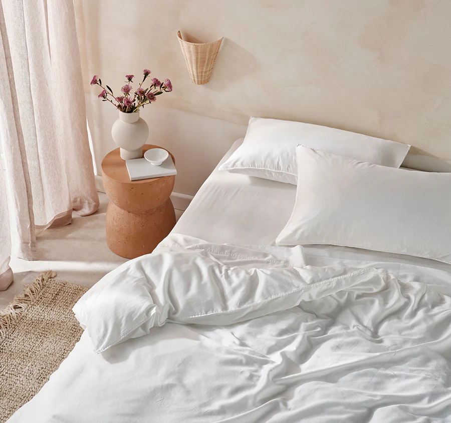 Surf Wash Quilt Cover Set Range White - Image 4