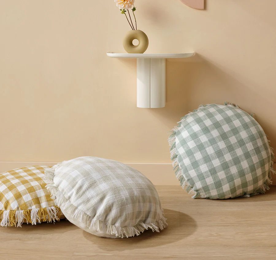 Tavola 45cm Filled Round Cushion Seaglass - Image 4