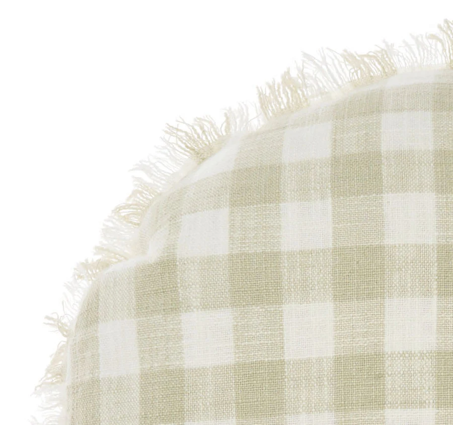 Tavola 45cm Round Filled Cushion Oatmeal - Image 2