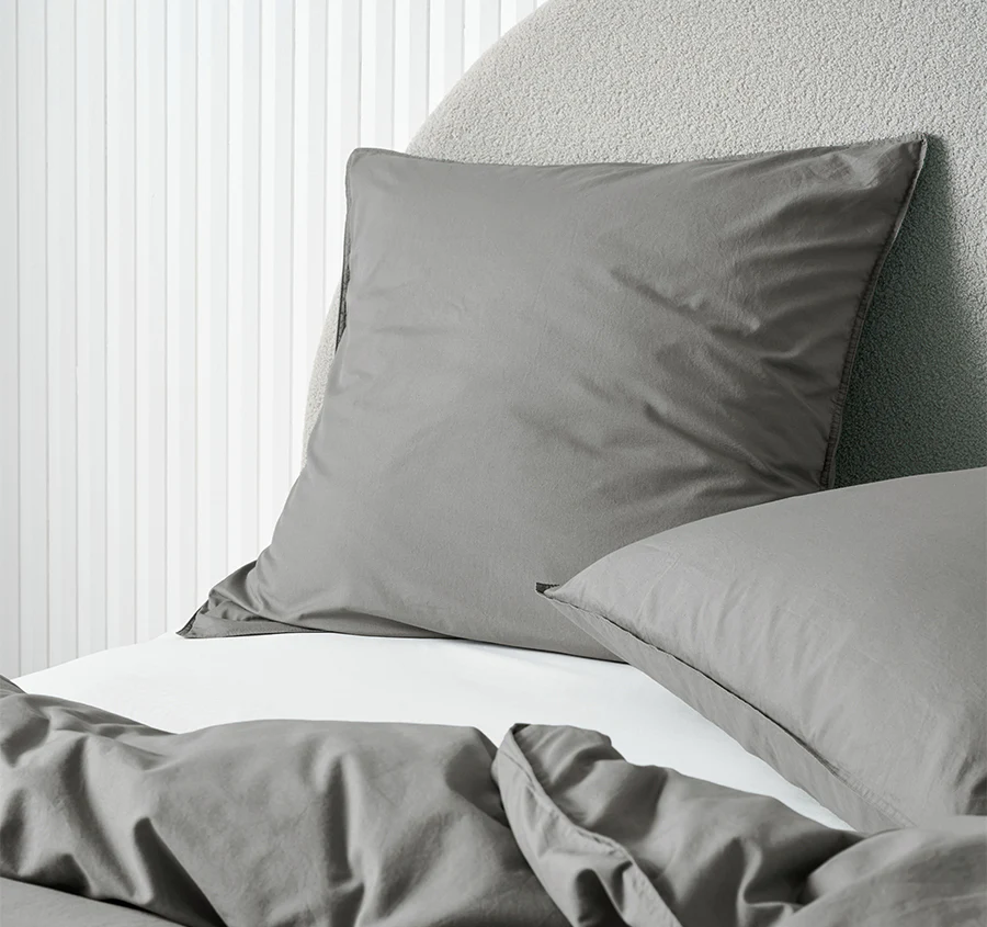 Terra European Pillowcase Steel - Image 3