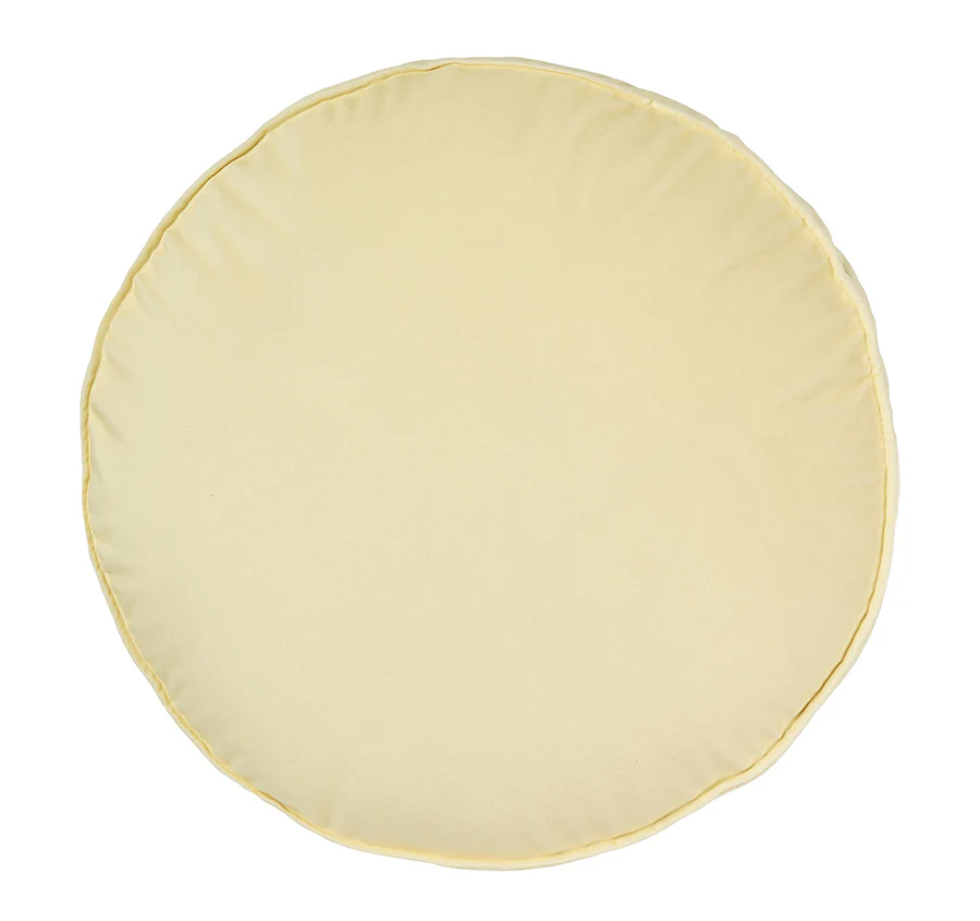 Toro 43cm Round Filled Cushion Butter