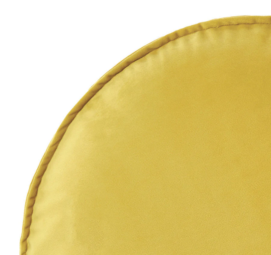 Toro 43cm Round Filled Cushion Mustard - Image 2