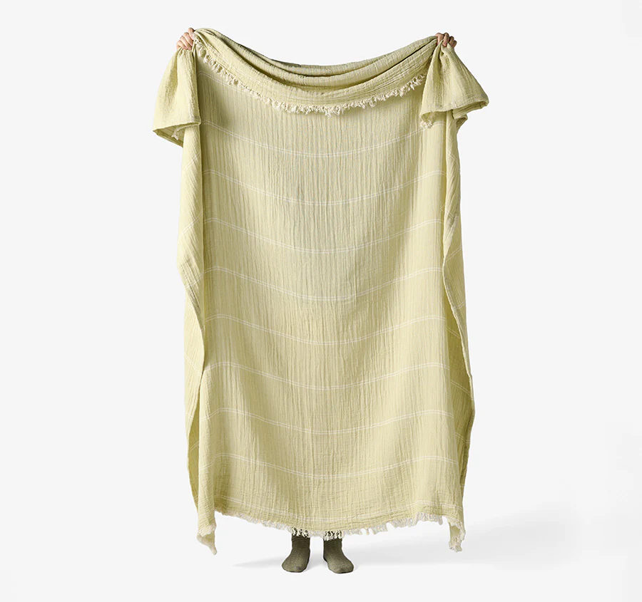Torquay 150x200cm Throw Rug Pistachio