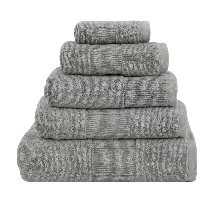 Verana 550GSM Cotton Bath Towel Range Charcoal