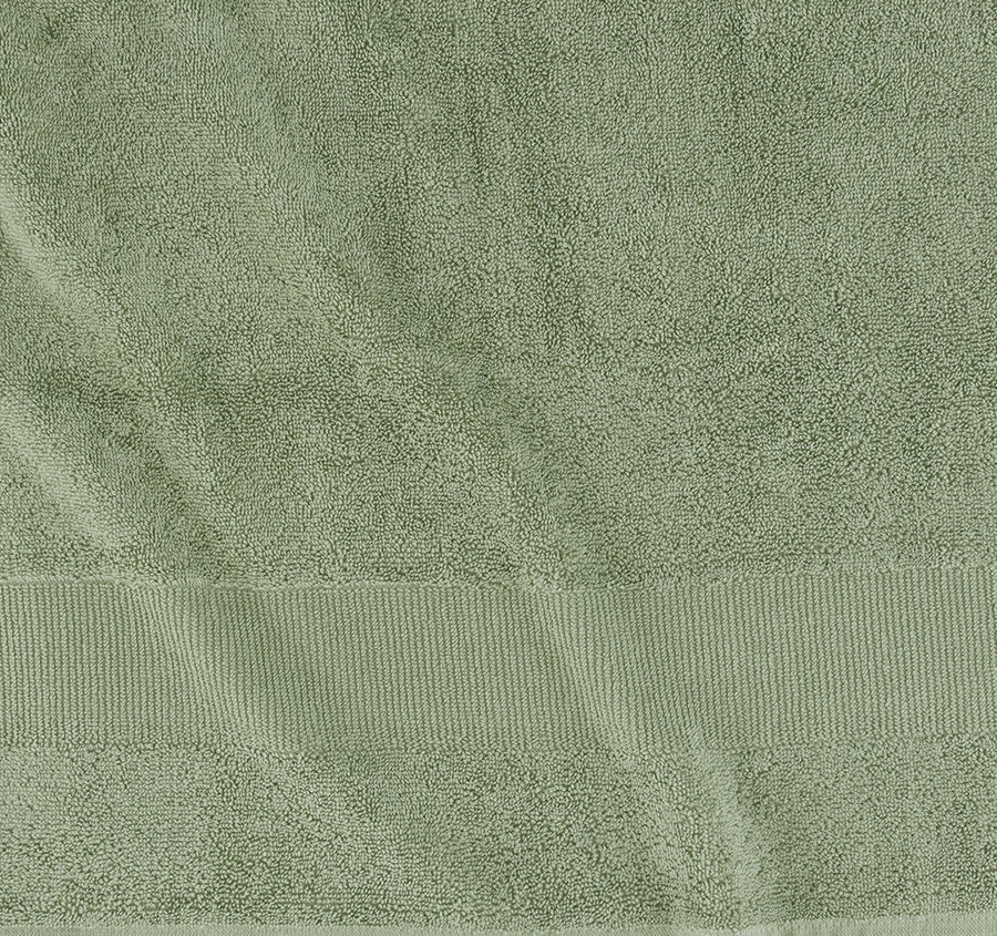 Verana 550GSM Cotton Bath Towel Range Light Olive - Image 2