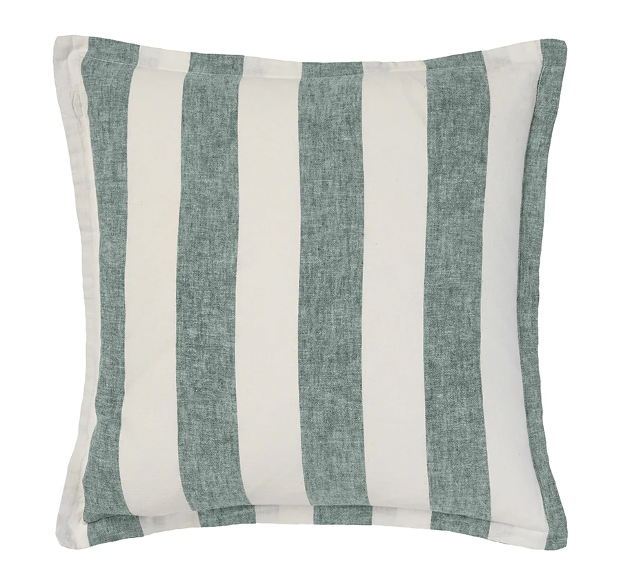 Vintage Stripe 48x48cm Filled Cushion Denim
