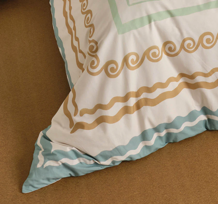Visage Quilt Cover Set Range Seafoam - Image 3