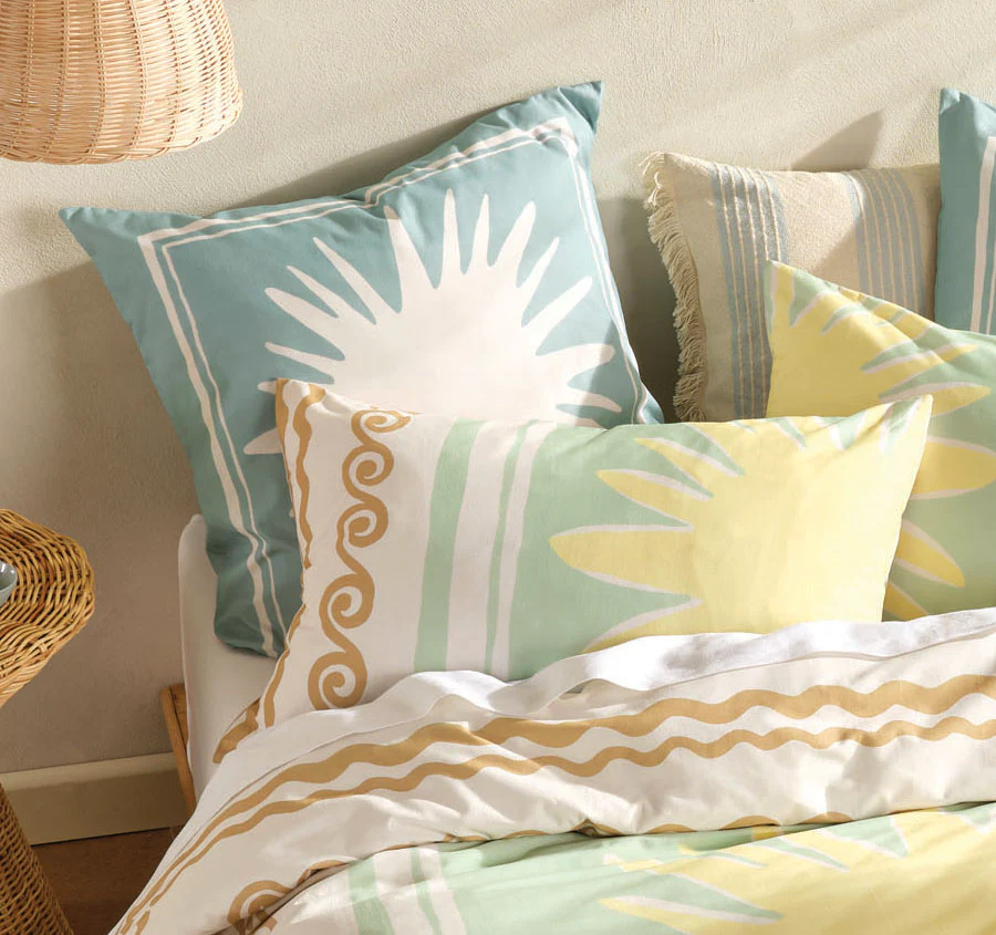 Visage Quilt Cover Set Range Seafoam - Image 4