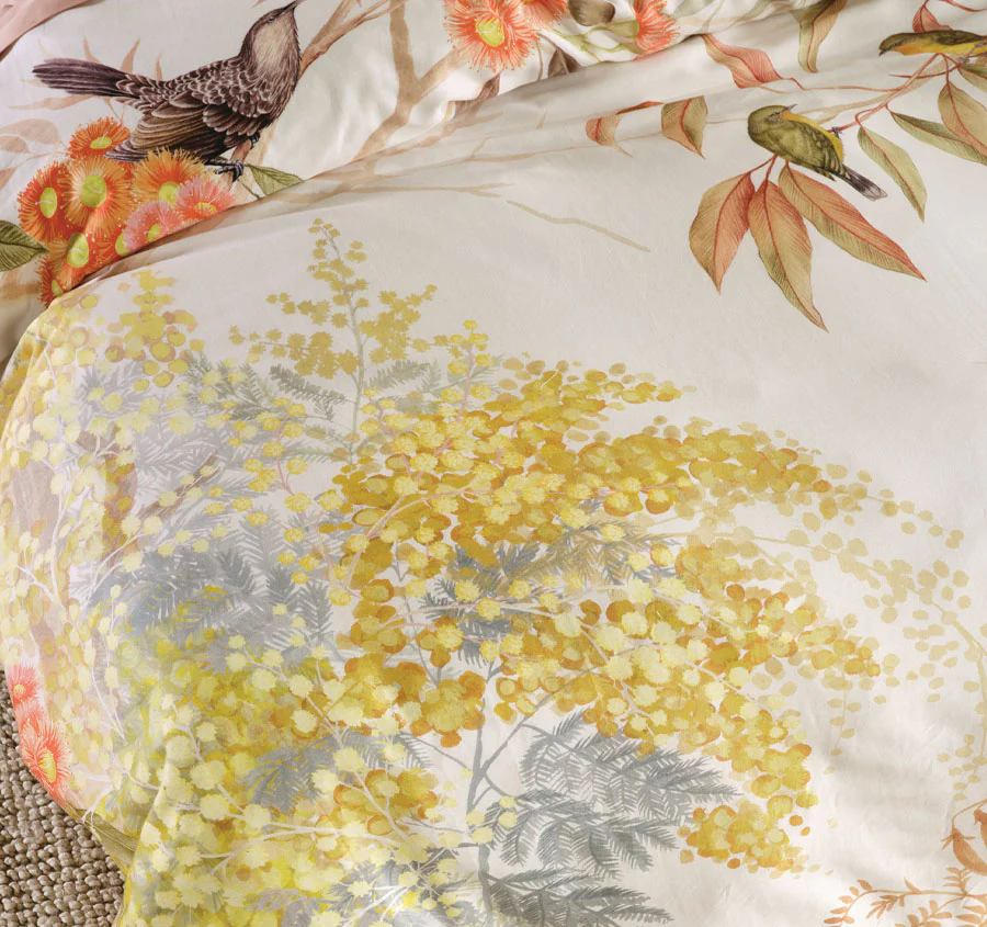 Wattlebird Quilt Cover Set Range Multi - Image 2
