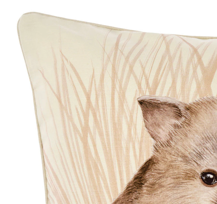 Wombat 48x48cm Filled Cushion Sand - Image 2