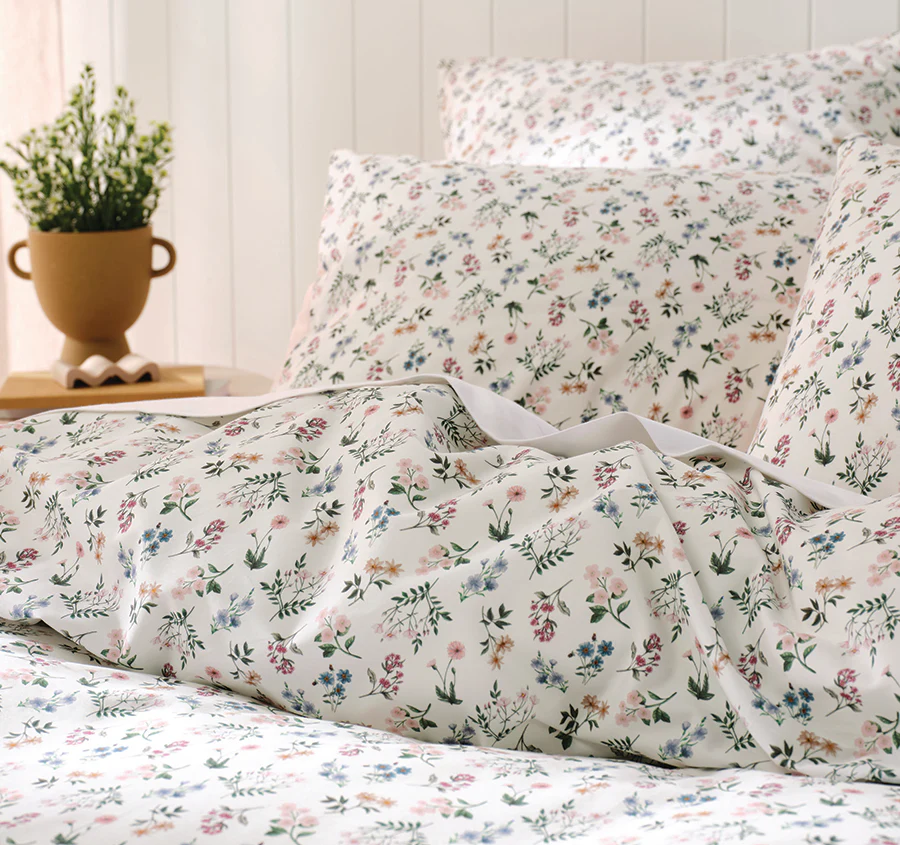 Annie Quilt Cover Set Range Blush - Image 4