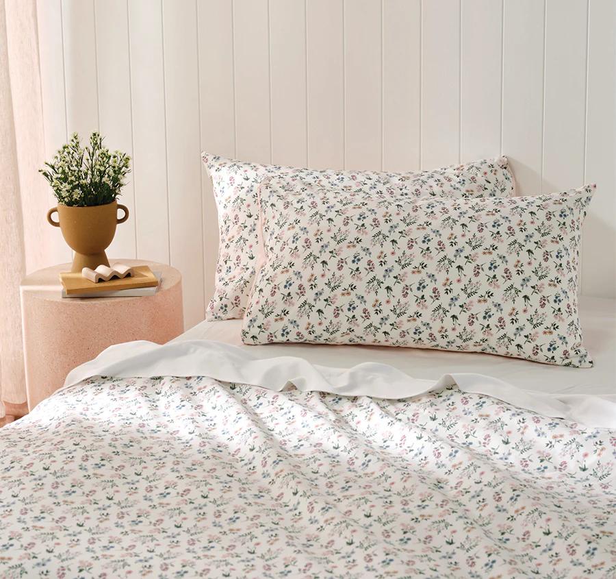Annie Quilt Cover Set Range Blush - Image 5