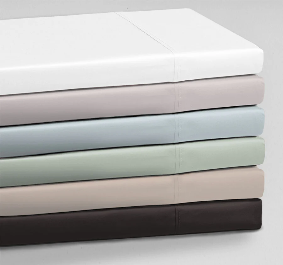 250THC Poly Cotton Percale Mega Sheet Set Range Chambray - Image 3