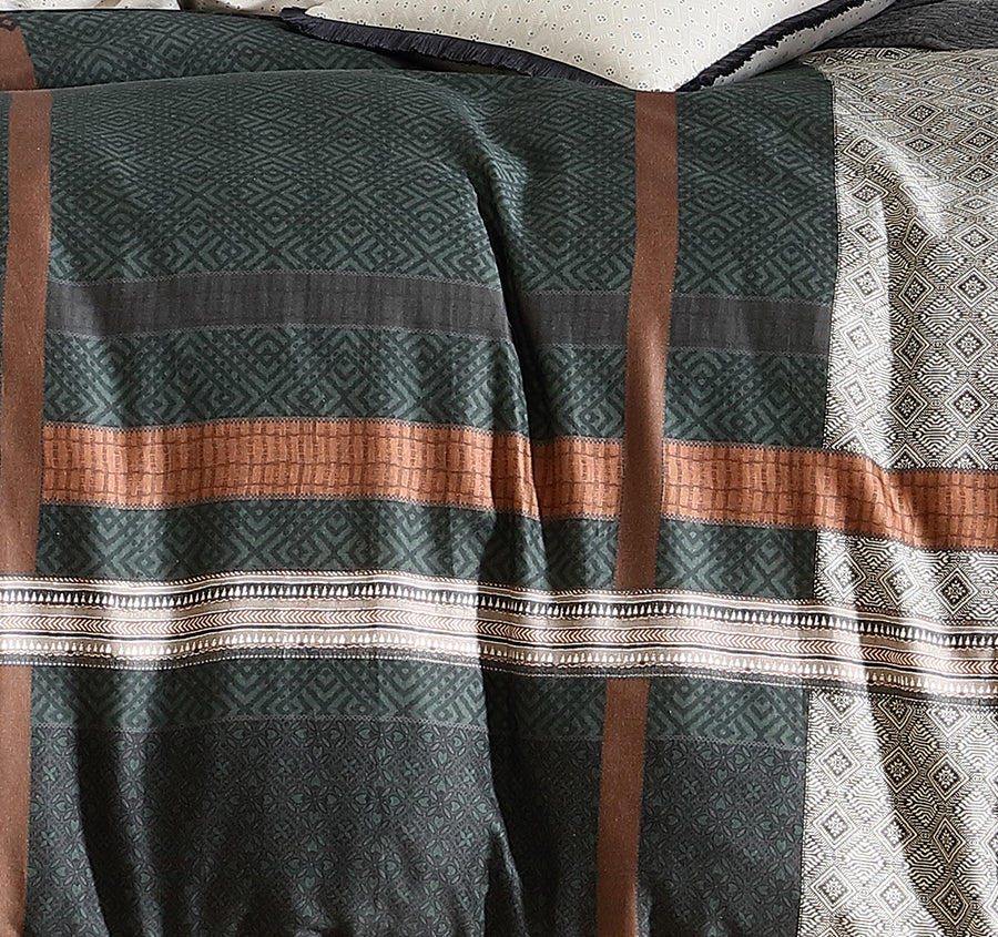 Absko Quilt Cover Set Range Pine - Image 2