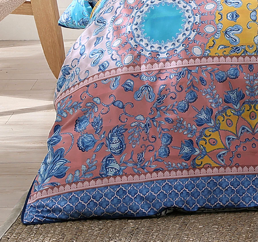Avila Quilt Cover Set Range Blue - Image 3