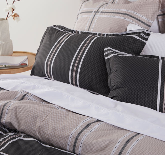 Charlie Quilt Cover Set Range Slate - Image 4