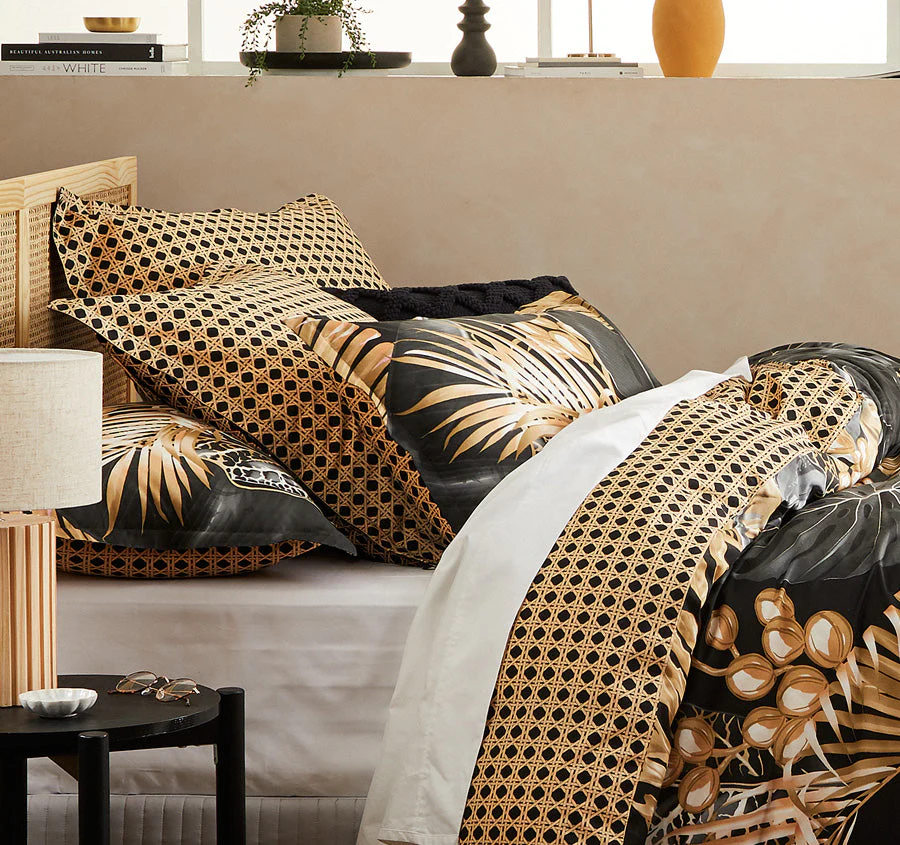 Danton Quilt Cover Set Range Black - Image 4