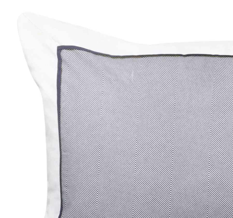 Essex 30x60cm Filled Cushion Navy - Image 2