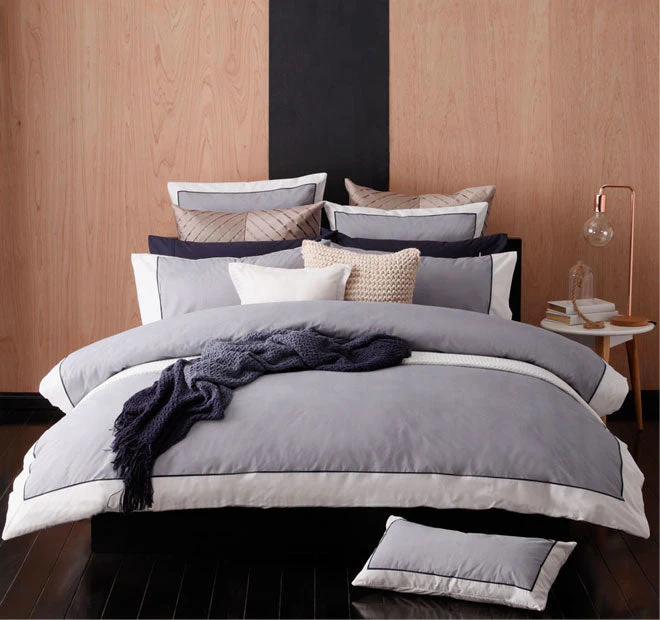 Essex 30x60cm Filled Cushion Navy - Image 3