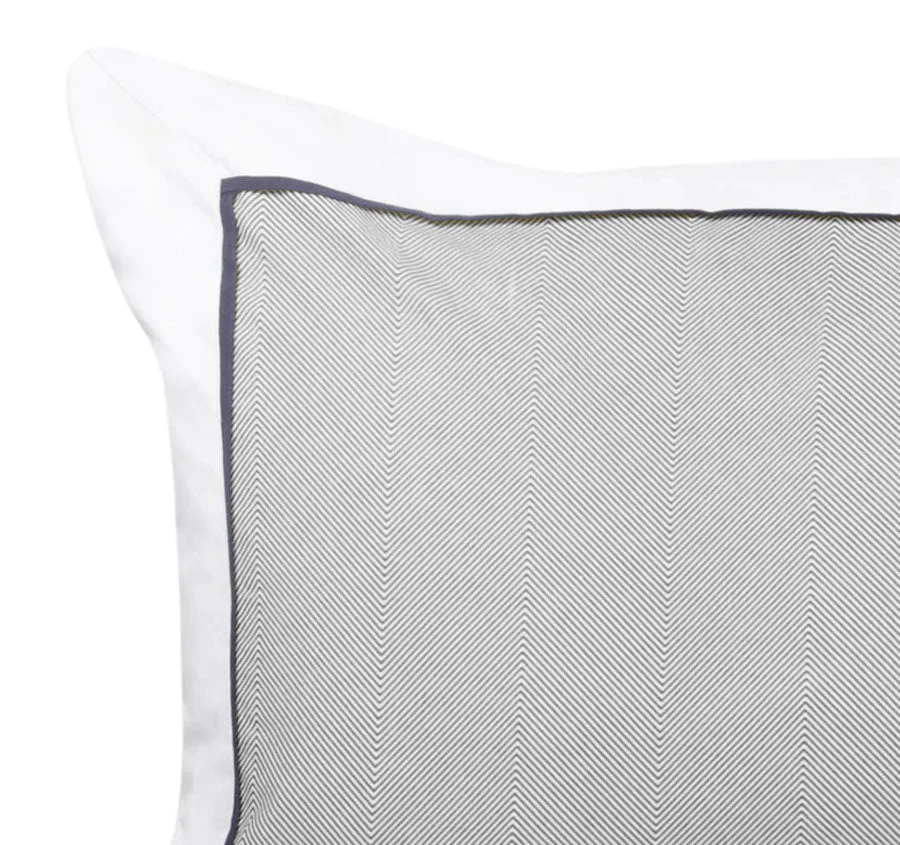 Essex 30x60cm Filled Cushion Pewter - Image 2
