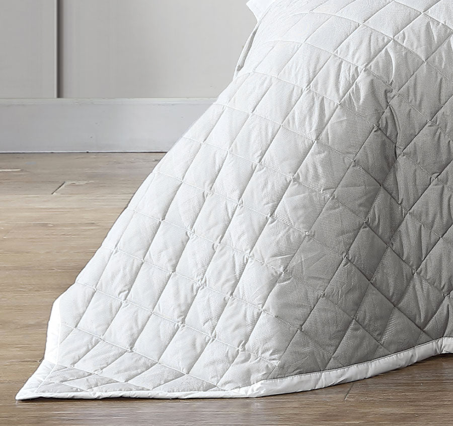 Essex Bedspread Range Pewter - Image 3