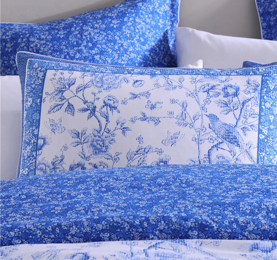 Hiromi Quilt Cover Set Range Blue - Image 2