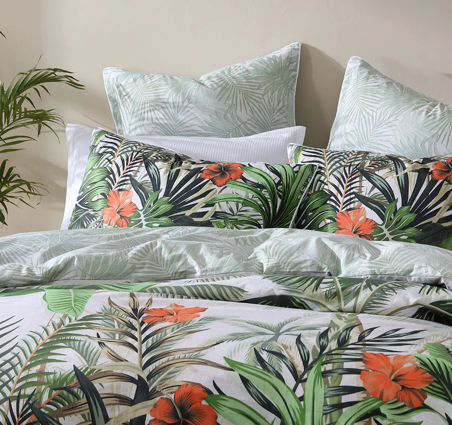 Lanai Palm Quilt Cover Set Range - Image 4