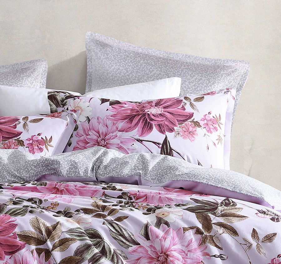 Maeve Quilt Cover Set Range Lilac - Image 4