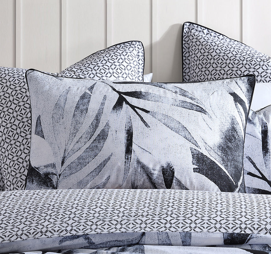 Matira Quilt Cover Set Range Black - Image 2
