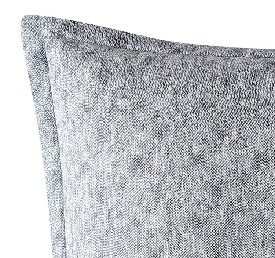Noah European Pillowcase Charcoal - Image 2
