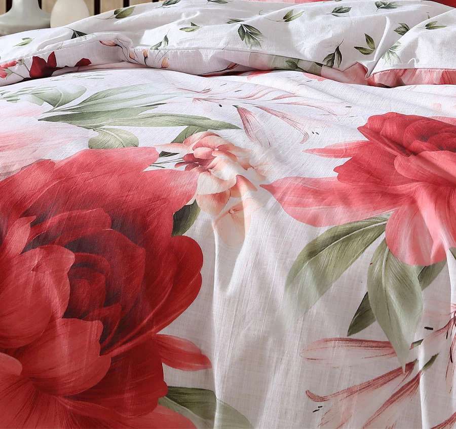 Phoebe Quilt Cover Set Range Rose - Image 2
