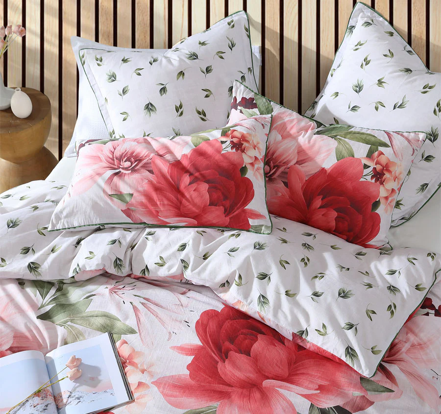 Phoebe Quilt Cover Set Range Rose - Image 4
