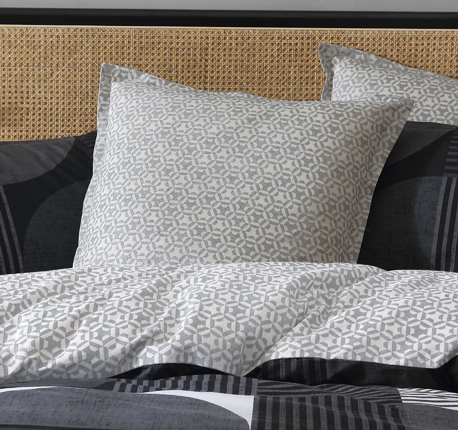 Taj European Pillowcase Black - Image 3