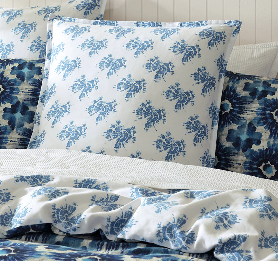 Woolamai European Pillowcase Blue - Image 3