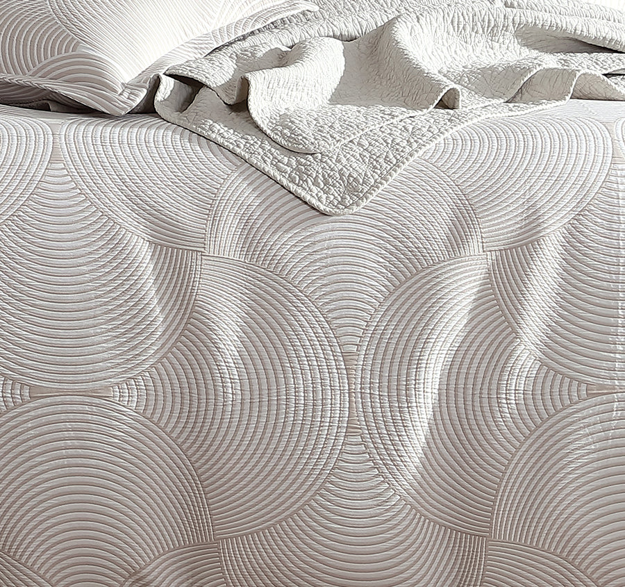 Arlo Quilt Cover Set Range Stone - Image 2