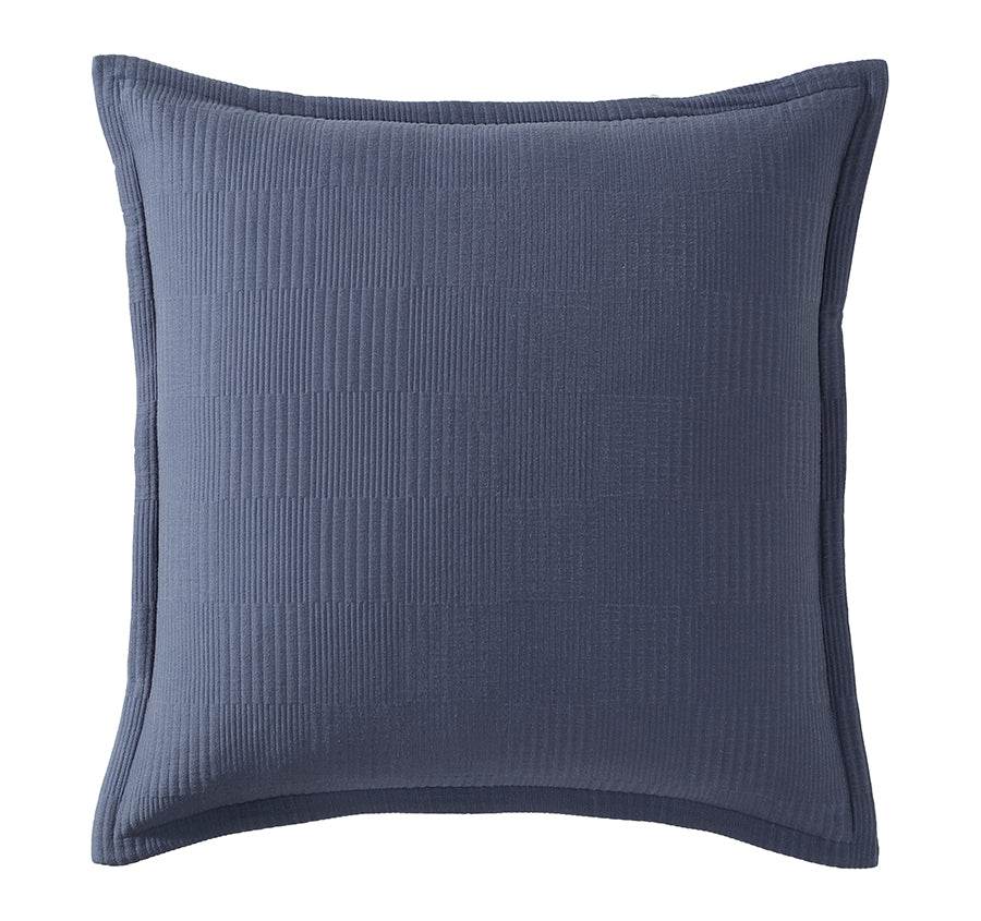 Caspian European Pillowcase Indigo