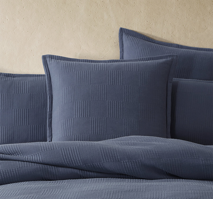 Caspian European Pillowcase Indigo - Image 3