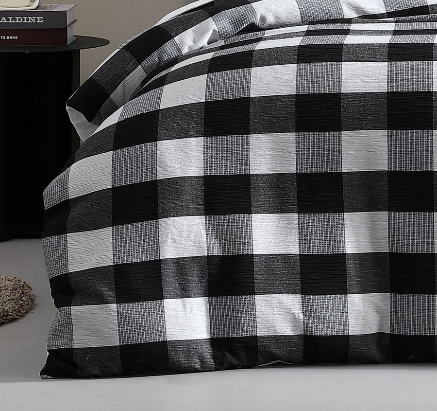 Hogan Quilt Cover Set Range Slate - Image 3