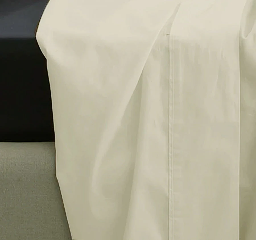 Hotel Grande 400THC Egyptian Cotton Sateen Mega Sheet Set Range Vanilla