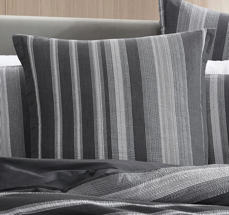 Hunter European Pillowcase Charcoal - Image 3