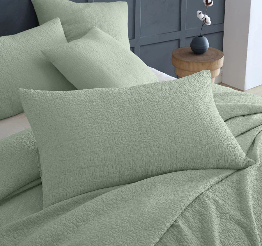 Kayo Standard Pillowsham Pair Sage - Image 3