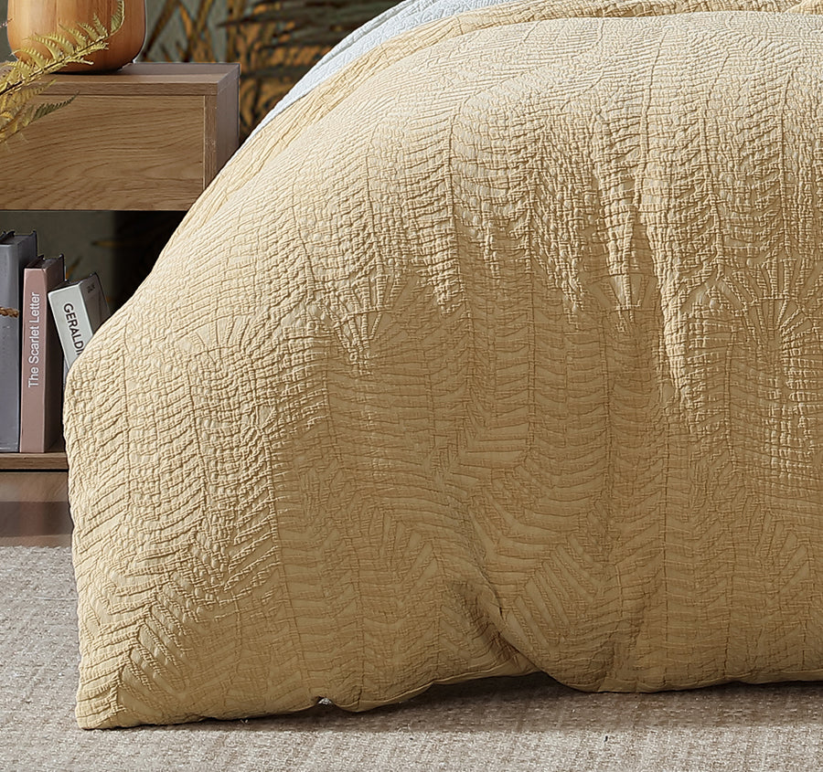 Navajo Quilt Cover Set Range Mustard - Image 3